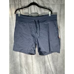 Tuff Athletics Women's Drawstring Nylon Hybrid Shorts Pageant Blue XXL